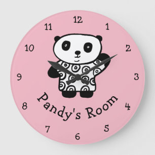 Relógio Grande Pandy o Panda Personalizado