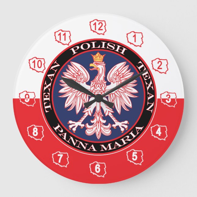 Relógio Grande Panna Maria Round Texan (Frente)