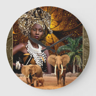 Relógio Grande Parceiro Africano