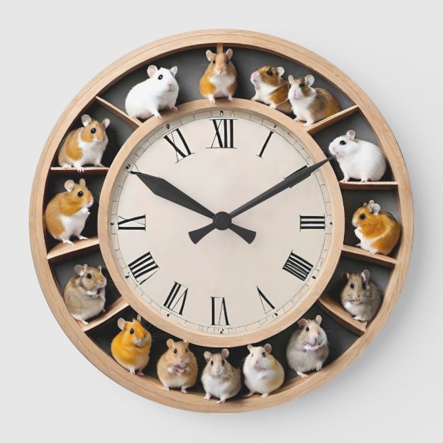 Relógio Grande Pare! Hora do Hamster (Frente)