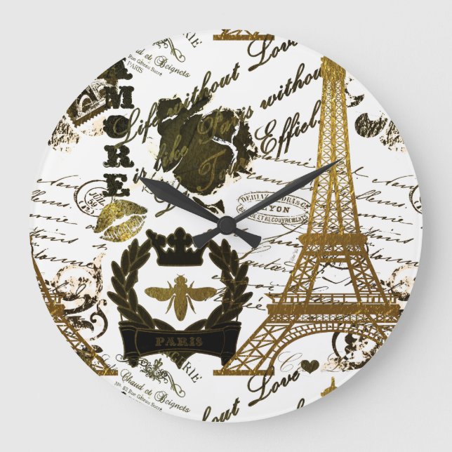 Relógio Grande Paris: Excursão Eiffel do La (Frente)