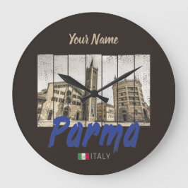 Relógio Grande Parma Emilia-Romagna Itália Vintage Souvenir