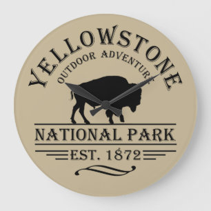 Relógio Grande parque nacional de yellowstone