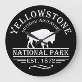 Relógio Grande Parque Nacional Yellowstone Vintage