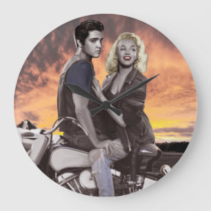 Relógio Grande Passeio do por do sol