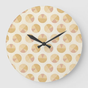 Relógio Grande Passo Geo Sudoeste Padrão do Círculo Laranja