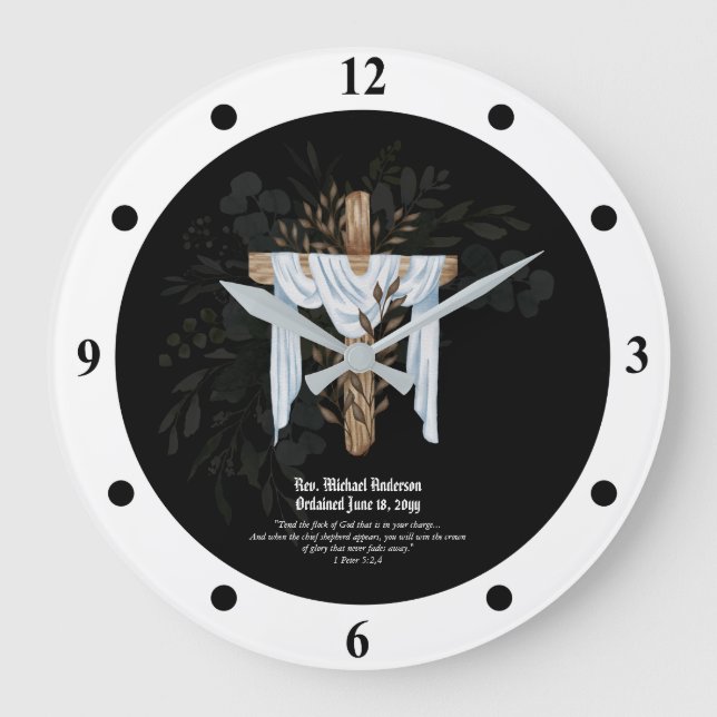 Relógio Grande Pastor Deacon, o padre recém-ordenado (Frente)