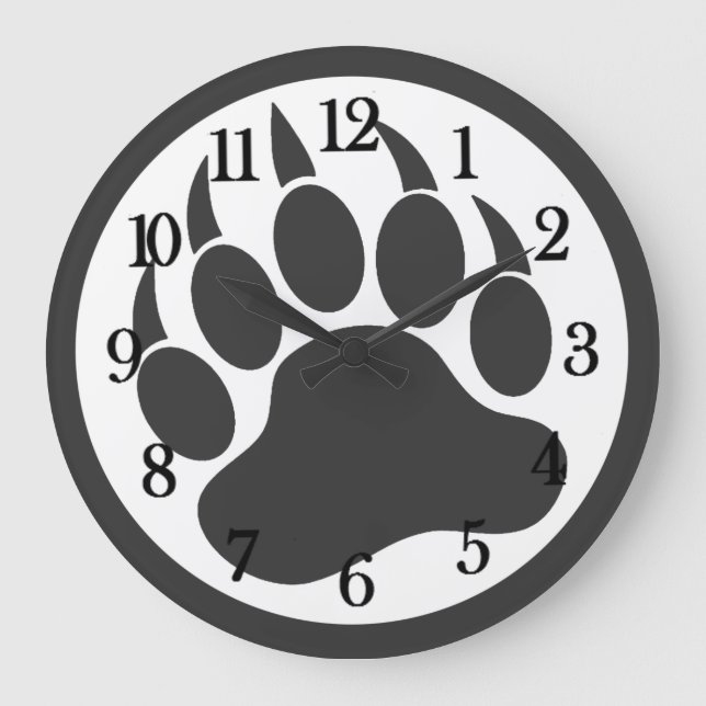 Relógio Grande Pata de Urso (Frente)