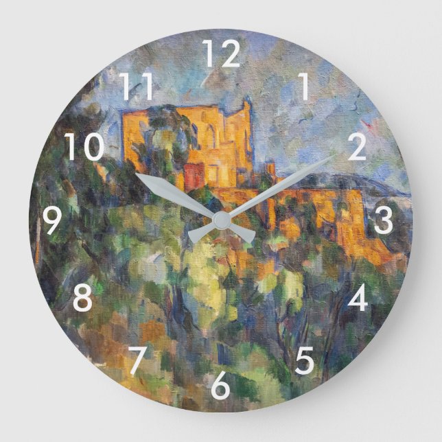 Relógio Grande Paul Cezanne - Chateau Noir (Frente)
