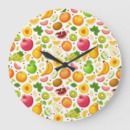Relógio Grande Pedaço de Fruta