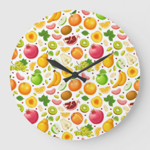 Relógio Grande Pedaço de Fruta