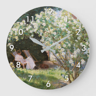 Relógio Grande Peder Severin Kroyer - Rosas