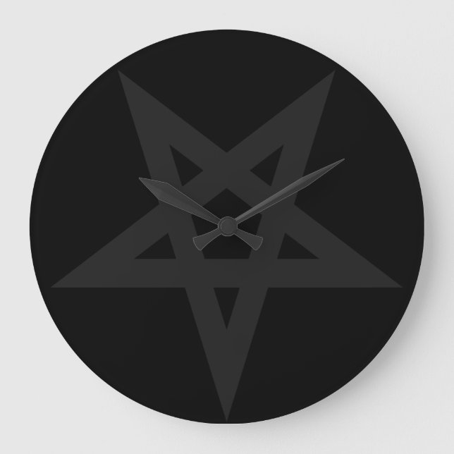 Relógio Grande Pentagram (Frente)