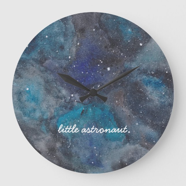 Relógio Grande Pequeno Espaço Astronauta (Frente)