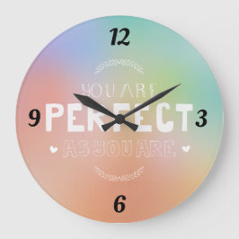 Relógio Grande Perfeito como você é amor próprio significa que el