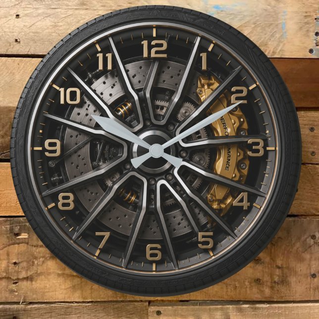 Relógio Grande Performance Wheel Rim (Criador carregado)