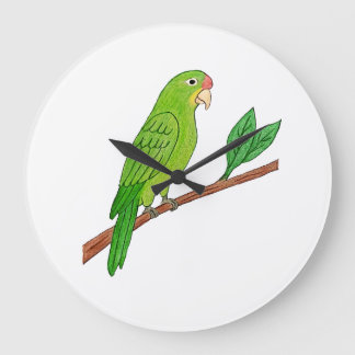 Relógio Grande Perico verde del trópico