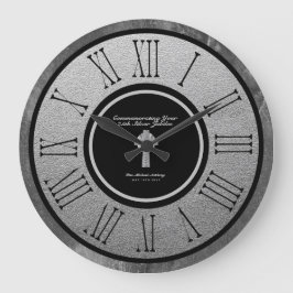 Relógio Grande PERSONALIZADO do Aniversário da Ordenação do Jubil