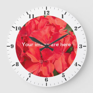 Relógio Grande Personalizar com marcadores de hora e marcadores d