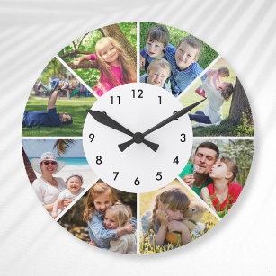 Relógio Grande Personalizar Filhos Personalizados da Família Amig