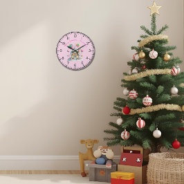 Relógio Grande Personalized Gingerbread House Wall Clock