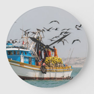 Relógio Grande Peru, Los Organos. Barco de Pesca em Los Organos