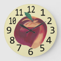 Pêssego Inteiro Pintura Grande Números Pretos