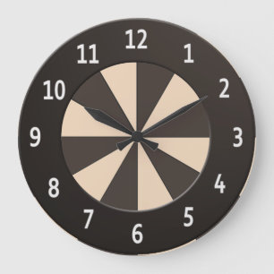 Relógio Grande Pêssego Moderno Rai qualquer Círculo de Dígitos