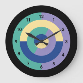 Relógio Grande Petal Prism (Circular)