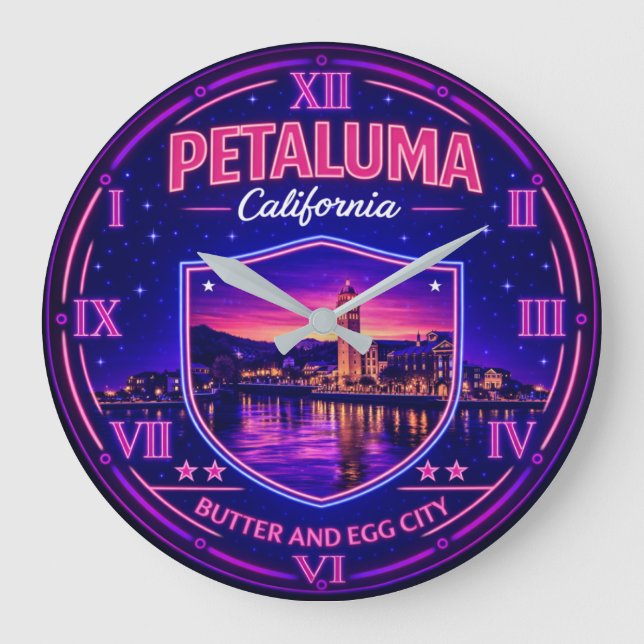 Relógio Grande Petaluma California (Frente)