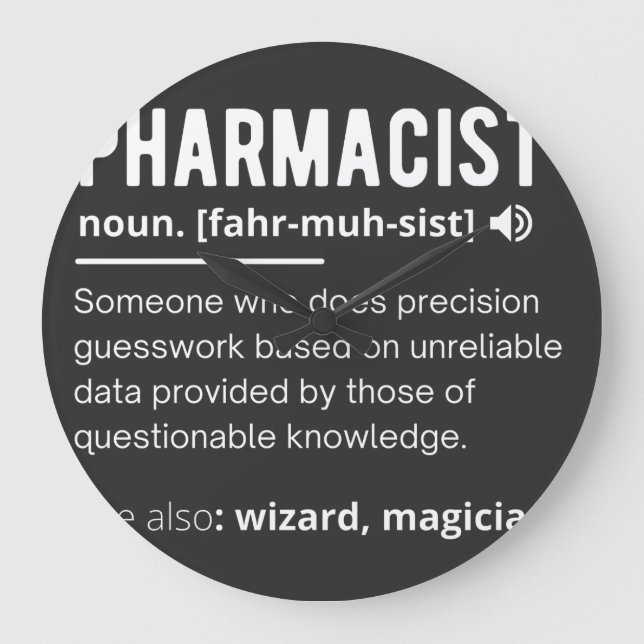 Relógio Grande pharmacist (Frente)