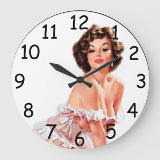 Relógio Grande Pin Up SweetHeart Clock