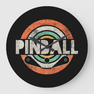 Relógio Grande Pinball Game Vintage