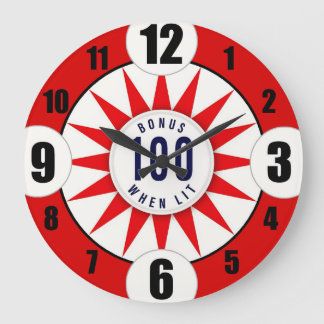 Relógio Grande Pinball Player AcryRound Wall Clock #1