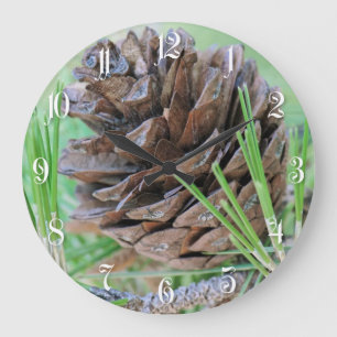 Relógio Grande Pinecone