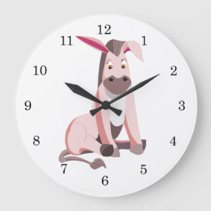 Relógio Grande Pink Donkey
