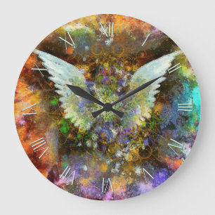 Relógio Grande Pintura das Asas