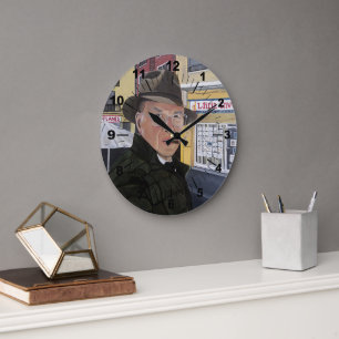 Relógio Grande Pintura de Vicente Castellano Benci por Alfred Fox