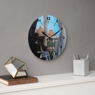 Relógio Grande Pintura do Hotel Pyramisa de Alfred Fox
