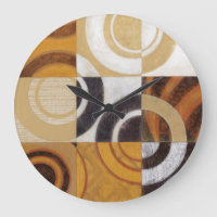 Pintura Moderna com Padrões Circulares