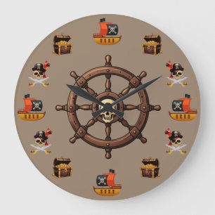 Relógio Grande Piratas