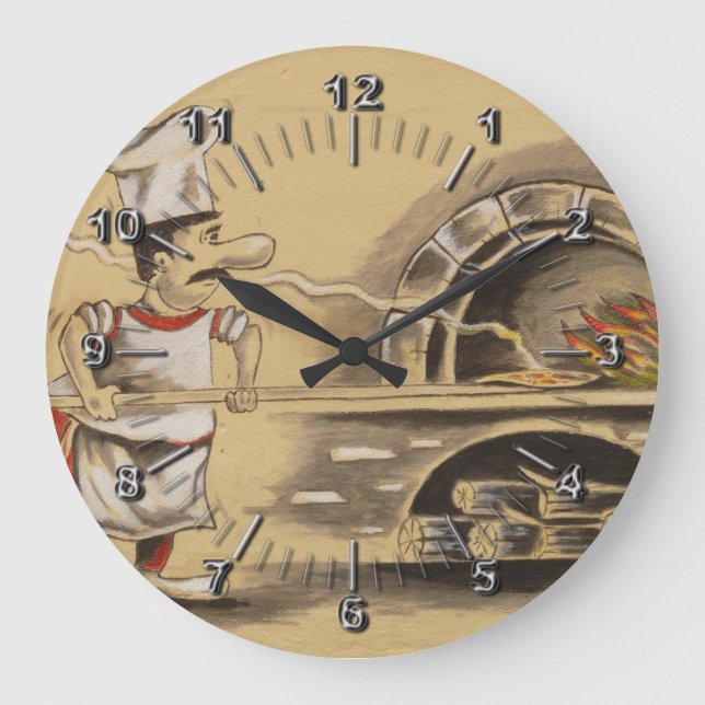 Relógio Grande Pizaria (Frente)