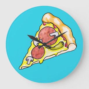 Relógio Grande Pizza