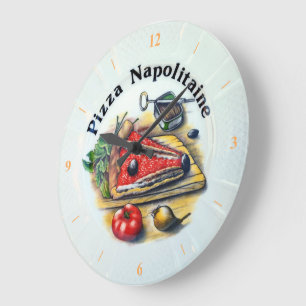 Relógio Grande Pizza Napolitaine.