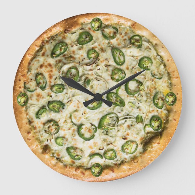 Relógio Grande Pizza Wall Clock (Frente)