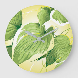 Relógio Grande Planta Ficus 4