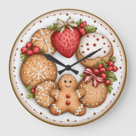 Relógio Grande Plate of Cookies