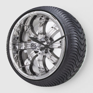 Relógio Grande pneu e jante