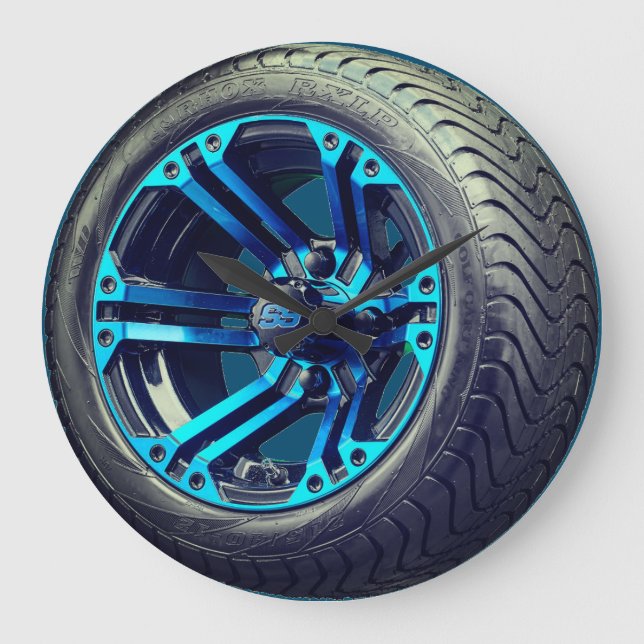 Relógio Grande pneu e jante (Frente)