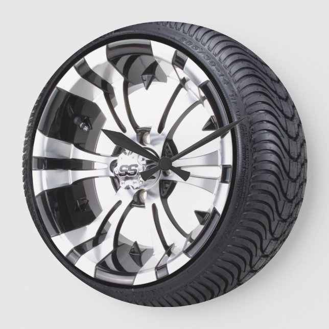Relógio Grande pneu e jante (Frente)